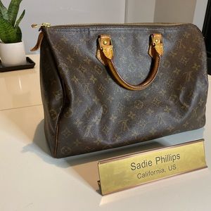 Authentic Louis Vuitton Speedy 35